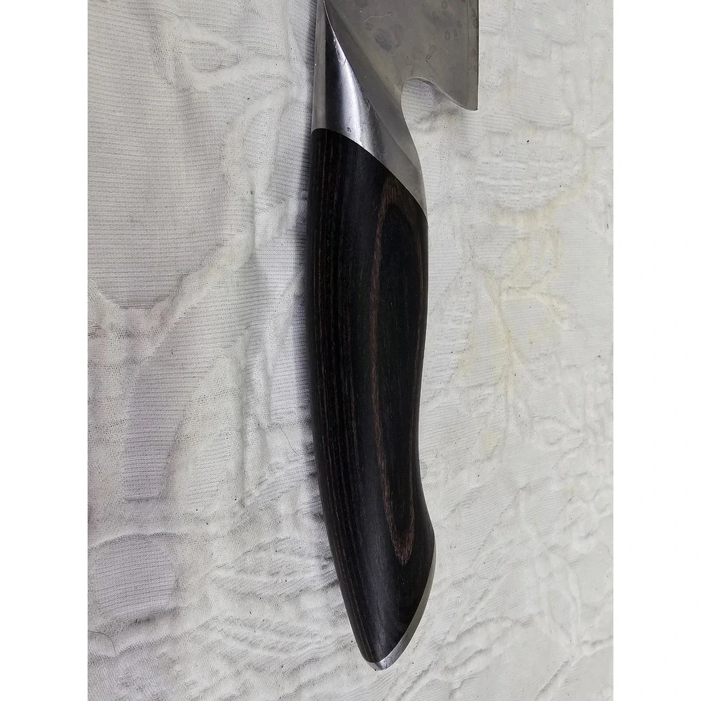 HOSHANHO Santoku Knife Unisex 7in Silver Excellent Loong Series Pakkawood Handle